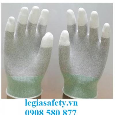 Găng Tay Poly Phủ Ngón