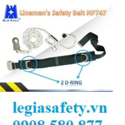 Dây An Toàn Thắt Lưng 1 Móc Nhỏ - Blue Eagle NP 747