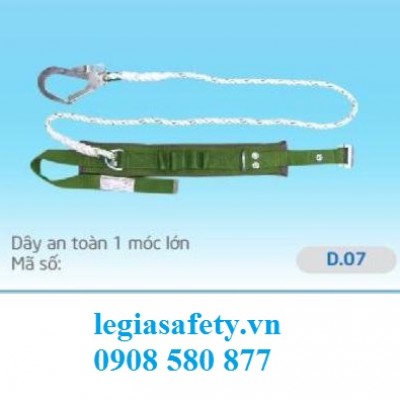 Dây An Toàn Thắt Lưng 1 Móc Lớn - D.07
