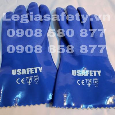 Găng Tay Chống Dầu PVC Usafety 806