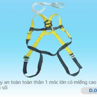 Dây An Toàn Toàn Thân 1 Móc Lớn D.06A ( Có Miếng Cao Su)
