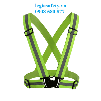 Áo Phản Quang Dây Đàn Hồi ( Màu Xanh Chuối)