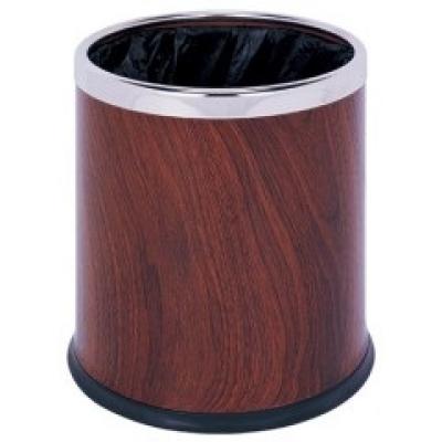 Thùng Rác Tròn Văn Phòng - Giả Gỗ