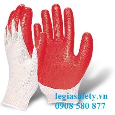 Găng Tay Len Tráng Nhựa